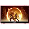 AOC 16G3 - Gaming Monitor Full HD da 16 pollici, portatile, FreeSync (1920x1080, 144 Hz, MicroHDMI 1.4, USB-C) nero-rosso