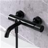Fortis Bria Grip rubinetto vasca monocomando, esterno, 3G11100BB, Bria Grip nero spazzolato [Rubinetteria Bagno > Rubinetteria Vasca]
