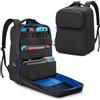 PGmoon Zaino Compatibile con Switch/Lite/OLED Model/Steam Deck, Custodia Separata Compatibile con Switch Game Card, Molte Tasche per Cuffie Gaming, Dock Set, Controller (Design Brevettato)