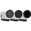 PolarPro 3er Filtro Attaccabile per Sony Action Cam AS200V, AS100, AS100v, Nero/Antracite