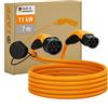 LAPP Mobility 11KW Cavo Ricarica Auto Elettrica Tipo 2 - trifase 7m Cavo Ricarica Tipo 2 - protetto IP55-20a - Moda 3 Cavo Tipo 2 contatti Resistenti Corrosion - Adatto per PHEV & BEV