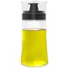 TINMIX Bottiglia Dispenser per Olio Salvagoccia con Erogatore, 180ml/6oz in Vetro per Olio d'Oliva e Aceto, Ben Sigillata per Picnic all'Aperto, Campeggio, Cucina, Nero