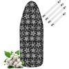 LaFleurs Copriasse da Stiro 150x50, Cotone Copri Asse Ferro da Stiro per Ferri a Vapore, 4 Misure, Copertura Asse da Stiro per 145-150cm x 45-50cm Asse da Stiro, Stiratura Rapida, XXL