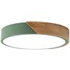 minifair Plafoniera LED tricromatica tonda dimmerabile da incasso,verde,40 cm