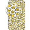 Jerry Fabrics Lenzuolo con angoli elasticizzati per birra, divertente, in vetro da birra, 90 x 200 cm + 25 cm, 100% cotone