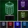 Wolobox Lampada a LED cambia colore, Tardis di Doctor Who, USB, luce notturna e decorazione