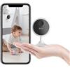 EZVIZ Telecamera di sorveglianza WiFi interna con batteria, Camera di sicurezza IP 1080P, Rilevamento di persone, Audio bidirezionale, Supporto di schede fino a 512GB, Compatibile con Alexa, CB1