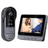 Zeerkeer Campanello senza fili con Schermo IPS 4,3 pollici, Videocitofono senza fili con Fotocamera 1080P, Telecamera HD 170°,Audio Bidirezionale, Campanello per fotocamera, IP67 Forte impermeabile per esterno