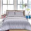 Dorian Home - Set Copripiumino Matrimoniale 240x220 con Sacco Copri Piumino Cotone 100% Puro, Morbido e Certificato + 2 Federe Cuscino Letto 50x80 con Patella di 18 cm, Parure Copripiumino 4 Stagioni