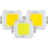 LIGHBIB 2PCS 10W 20W 30W 50W 100W DC 12V 36V COB LED Chip Lampadina Chip Per Faretto Proiettore Garden Square Luce Integrata Perline LED,Bianco,30W 30-36V