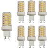 NUOXIN Confezione da 6 Lampadine LED G9 10W, 1000 Lumen (Equivalente alla lampadina alogena G9 100w) G9 10W Bianca Calda 3000K AC 220-240V Non Dimmerabile