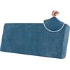 BXFUL Copriseduta Divano Elasticizzato in Ciniglia Fodera per Cuscino ad Alta Elasticità Cuscino per Divano Fodera per mobili Coprisedile per Divano Fodere per Cuscino (Grande 4 Posti,Blu)