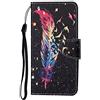 VQWQ Custodia Compatible with Samsung Galaxy M31 - Motivo Dipinto Paint Portafoglio Custodia in PU Pelle Caso Libro Antiurto Magnetica Flip Cover per Samsung Galaxy M31 [Animal] -Piuma