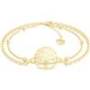 SERASAR Cavigliera Donna Oro Nera 316L Albero Della Vita Gioiello Elegante con Zirconi Regolabile Resistente all'Acqua Estate Mare Spiaggia Piede Ragazze Idee Regalo