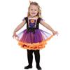 SMIFFYS Costume strega zucca per bimbi, Arancione, con abito e fascia