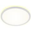 Briloner - Plafoniera da bagno a LED con retroilluminazione, lampada da bagno a LED IP44, ultrapiatta, luce bianca neutra, bianca, 290x35 mm (DxH)