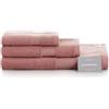 Paduana Set di asciugamani rosa 3 pezzi