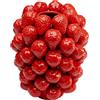 KARE Design Vaso Strawberries, rosso, portafiori, per fiori, motivo frutta, fragole, stile pop art, accessorio casa, centrotavola, ceremonia, 30 cm