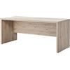 Composad Scrivania Larga Robusta Moderna Elegante Rovere