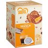 CUORE NERO CAFFE Cuore Nero Caffè - I GUSTOSI 8 Cialde Caffe Da 7,5G ESE Filtro Carta 44MM, con 8 Bustine Solubili, (8 Cialde + 8 bustine, Caramello)