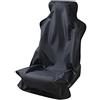 MAGCA LTD Magca Coprisedili per sedili auto, impermeabili, coprisedili auto universali, copertura sedile anteriore antipolvere, contro peli di animali domestici, sudore, nero tessuto Oxford, 1 pezzo