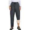 CheChury Pantaloni Uomo Invernali Pantaloni Jogging Caldo Pantaloni Sportivi Joggers Elastico Pantaloni Tuta Invernali Uomo Pantaloni Pile Impermeabili Pantaloni Termici Vita Alta Pantaloni Fitness