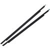 ICTION Nuovo LCD Trim Lunetta Frontale Logo Vetro di Ricambio per MacBook Air 13.3'' A1932 A2179 A2337 (Argento)