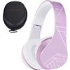 PowerLocus Cuffie Bluetooth per Bambini, PowerLocus P2 Cuffie Wireless Over-Ear, Cuffie Bluetooth 5.0 Pieghevoli, limite di volume di 85 dB, con Microfono, Micro SD, Cuffie Wireless e cablato,Custodia da viaggio