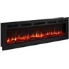 Balderia Caminetto Elettrico Incasso Parete e Appoggio 1800W Balderia Leif 60" - EFLEI60