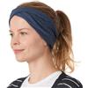 CHARM Headband Donna Fascia Per Capelli Fasce Fascette Bandana Fascetta Sportiva Bio Cotone Fatto In Giappone Marino