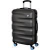 Dielle 150 Trolley Grande in ABS Iperleggero. Serratura TSA. 77x50x27 cm. 96 Litri Kg 4 (Antracite)