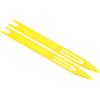 PATIKIL Rete Ago Navette 10#, 2pz Plastica Pesca Rete Riparazione Strumento, Giallo