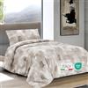 Dorian Home - Set Copripiumino Singolo Cotone 100% Puro, Morbido e Certificato con 1 Sacco Copri Piumino 155x210 + 1 Federa Cuscino Letto 50x80 con Patella di 18 cm, Parure Copripiumino 4 Stagioni