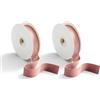 CHUQING Nastro di Velluto Nastro di Seta per Regalo Rosa Antico