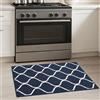 COSY HOMEER Tappeto Cucina 50 x 80 cm, Tappeti Cucina Antiscivolo Lavabili Moderni, Tappeto Per Cucina Corridoio Porta Comodino, Tappetino Cucina Passatoia Pratica, Blu
