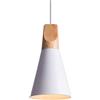 Chao Zan Lampada a Sospensione LED E27 Lampada da Soffitto Bianco Moderno Creativo Stile Plafoniera Illuminazione a Soffitto Retro Lampadario