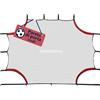 HUDORA Parete per goal Small - Rete da goal versatile con 4 fori bersaglio rinforzati - Robusta con chiusura Velcro per più opzioni di gioco - Parete da goal di qualità per training e gioco
