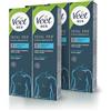 VEET x5 Veet For Men, Crema Depilatoria, per Uomo, Pelli Sensibili, Per Petto, Gambe e Braccia, 200ml, 5 Confezioni, Maxi formato