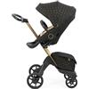 Stokke Xplory X, Signature - Passeggino regolabile per il comfort del bambino e dei genitori - Imbottitura, Imbracatura e cerniera riflettente per una maggiore sicurezza - Si piega facilmente
