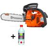 Husqvarna Motosega potatura Husqvarna T435 motore X-Torq 35cc barra 30cm miscela omaggio