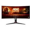 AOC MONITOR AOC LED 34" Wide CURVED CU34G2X/BK VA 3440x1440 1ms 300cd/mq 80.000.000: