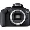 Canon EOS 2000D BK BODY EU26 Corpo della fotocamera SLR 24,1 MP CMOS 6000 x 4000 Pixel Nero