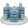 Trixie Gioco di strategia per la Torre dei Fiori, Ø 30 x 13 cm, 1125 kg, Bianco/Blu, Tutte Le Misure di Razza