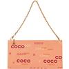 CHANEL Pre-Owned - Borsa a spalla Coco Chain 2002 - Donna - tela/pelle - Taglia unica - Rosa
