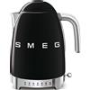 SMEG BOLLITORE ELETTRICO CON TEMPERATURA VARIABILE, KLF04 NERO