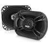 Pyle Casse Auto Stereo 4 Vie 15x23 Centimetri 500 Watt Quadriaxiali, Altoparlanti Pro Audio Universali con Surround in Gomma Butilica Anti-Fatica, Sostituzione Rapida, Set di 2