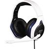 Konix Mythics Cuffie gaming con cavo Hyperion PS5 - Altoparlanti da 50 mm - Microfono - Cavo da 1,5 m - Connettore Jack da 3,5 mm - Bianco e nero