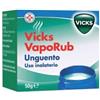 VICKS VapoRub Unguento 50 g - balsamico per affezioni prime vie respiratorie uso inalatorio