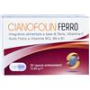 LAERBIUM PHARMA Cianofolin Ferro 30 capsule acidoresistenti - Integratore di ferro