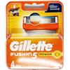 GILLETTE Fusion Power 5 - 4 Lamette Di Ricambio